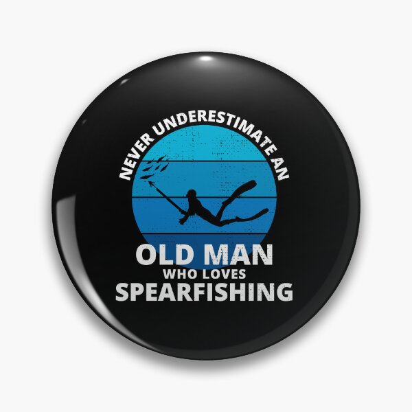 Item preview, Spearfishing Fishing Old Man Grandpa Fathers day designed and sold by TastefulTees.