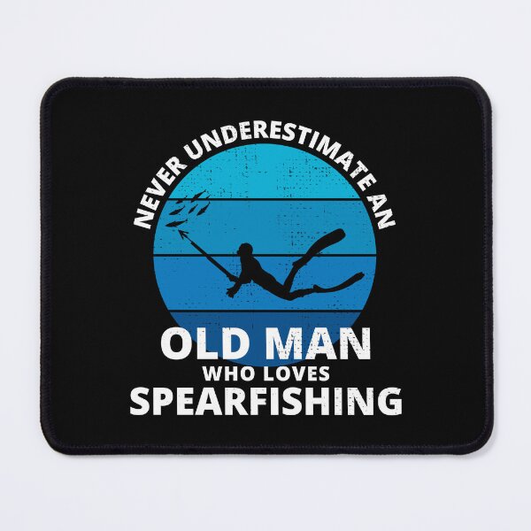 Item preview, Spearfishing Fishing Old Man Grandpa Fathers day designed and sold by TastefulTees.