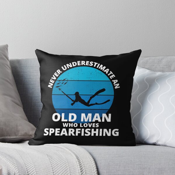 Item preview, Spearfishing Fishing Old Man Grandpa Fathers day designed and sold by TastefulTees.