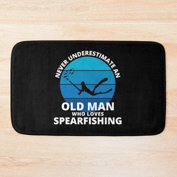 Item preview, Spearfishing Fishing Old Man Grandpa Fathers day designed and sold by TastefulTees.