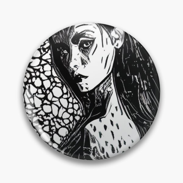 Item preview, Beautiful Woman Black and White Sketch Drawing designed and sold by alien-punk.