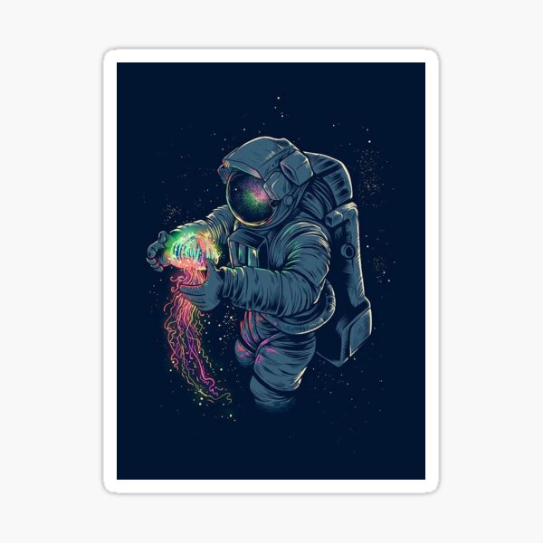 LSD Moonman Sticker