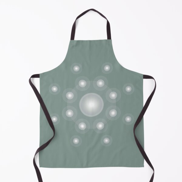 Item preview, Circular Pearl Pattern on Granny Smith Color - Abstract designed and sold by BesanoStyle.