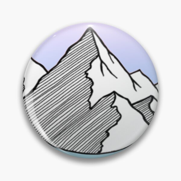 Artikelvorschau, Berge mit kühlem Farbverlauf entworfen und verkauft von HartwigFritz.