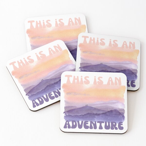 Item preview, This Is An Adventure Hiking Couple designed and sold by Emily Renae Designs.