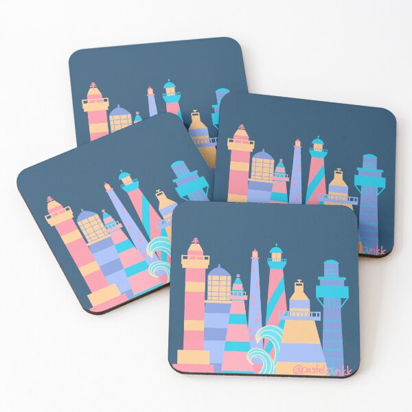 Item preview, Copy of Pastel Lighthouses  designed and sold by Krystal  Thomas.