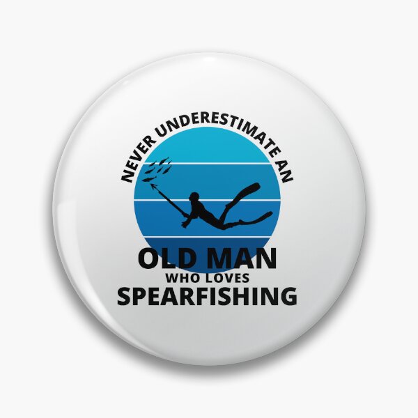 Item preview, Spearfishing Fishing Old Man Grandpa Fathers day designed and sold by TastefulTees.
