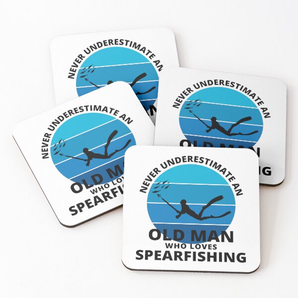 Item preview, Spearfishing Fishing Old Man Grandpa Fathers day designed and sold by TastefulTees.
