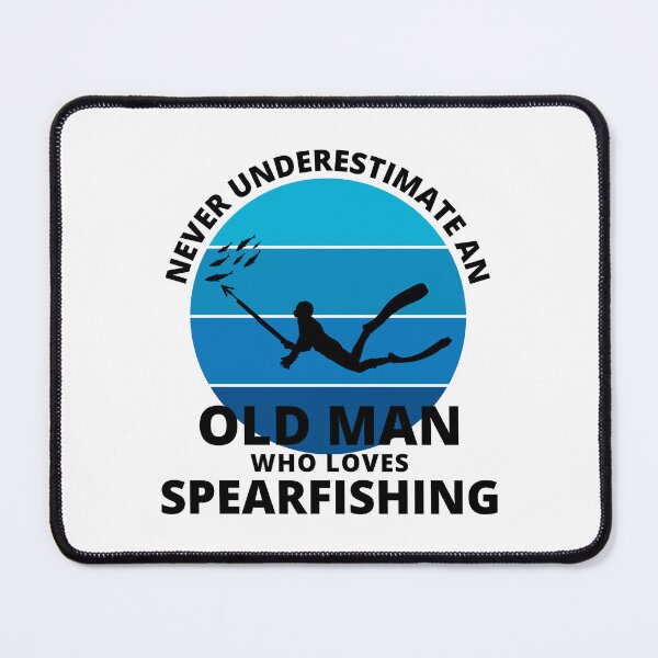 Item preview, Spearfishing Fishing Old Man Grandpa Fathers day designed and sold by TastefulTees.