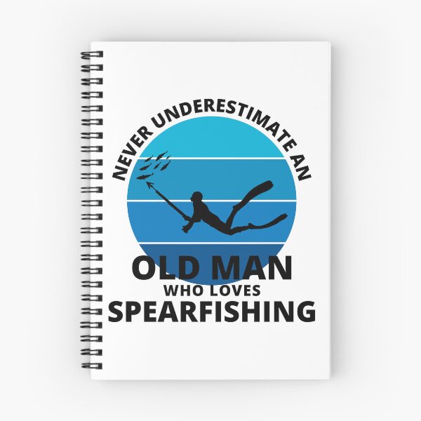 Item preview, Spearfishing Fishing Old Man Grandpa Fathers day designed and sold by TastefulTees.