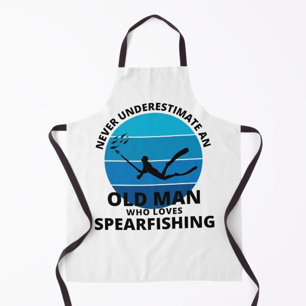Item preview, Spearfishing Fishing Old Man Grandpa Fathers day designed and sold by TastefulTees.