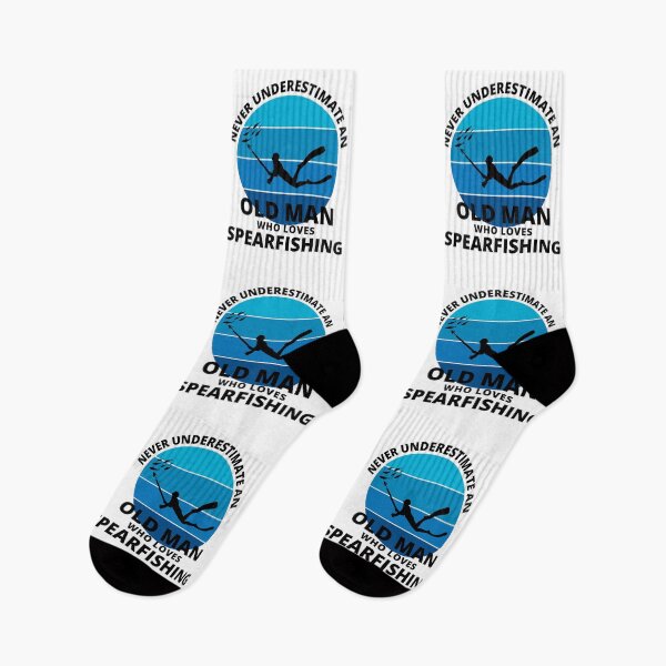 Item preview, Spearfishing Fishing Old Man Grandpa Fathers day designed and sold by TastefulTees.