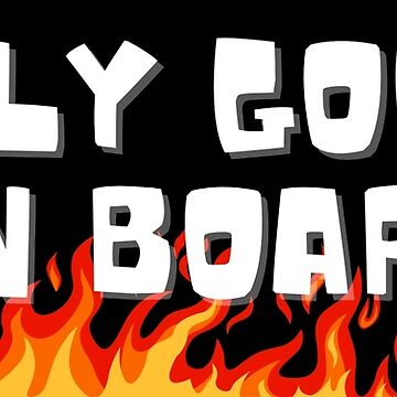 Artwork thumbnail, Silly Goose on Board Bumper Sticker by hyperfocusrach