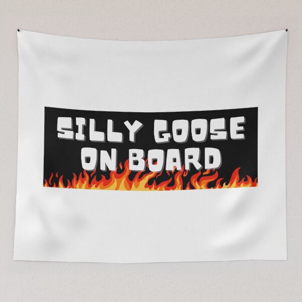 Item preview, Silly Goose on Board Bumper Sticker designed and sold by hyperfocusrach.