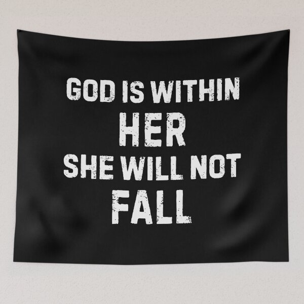 Item preview, God Is Within Her She Will Not Fall Psalm 46:5 designed and sold by allysmar.