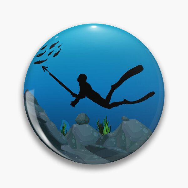Item preview, Spearfishing Spearfisher Spearfisherman Fishing designed and sold by TastefulTees.