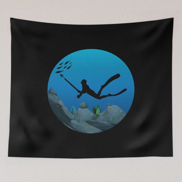 Item preview, Spearfishing Spearfisher Spearfisherman Fishing designed and sold by TastefulTees.