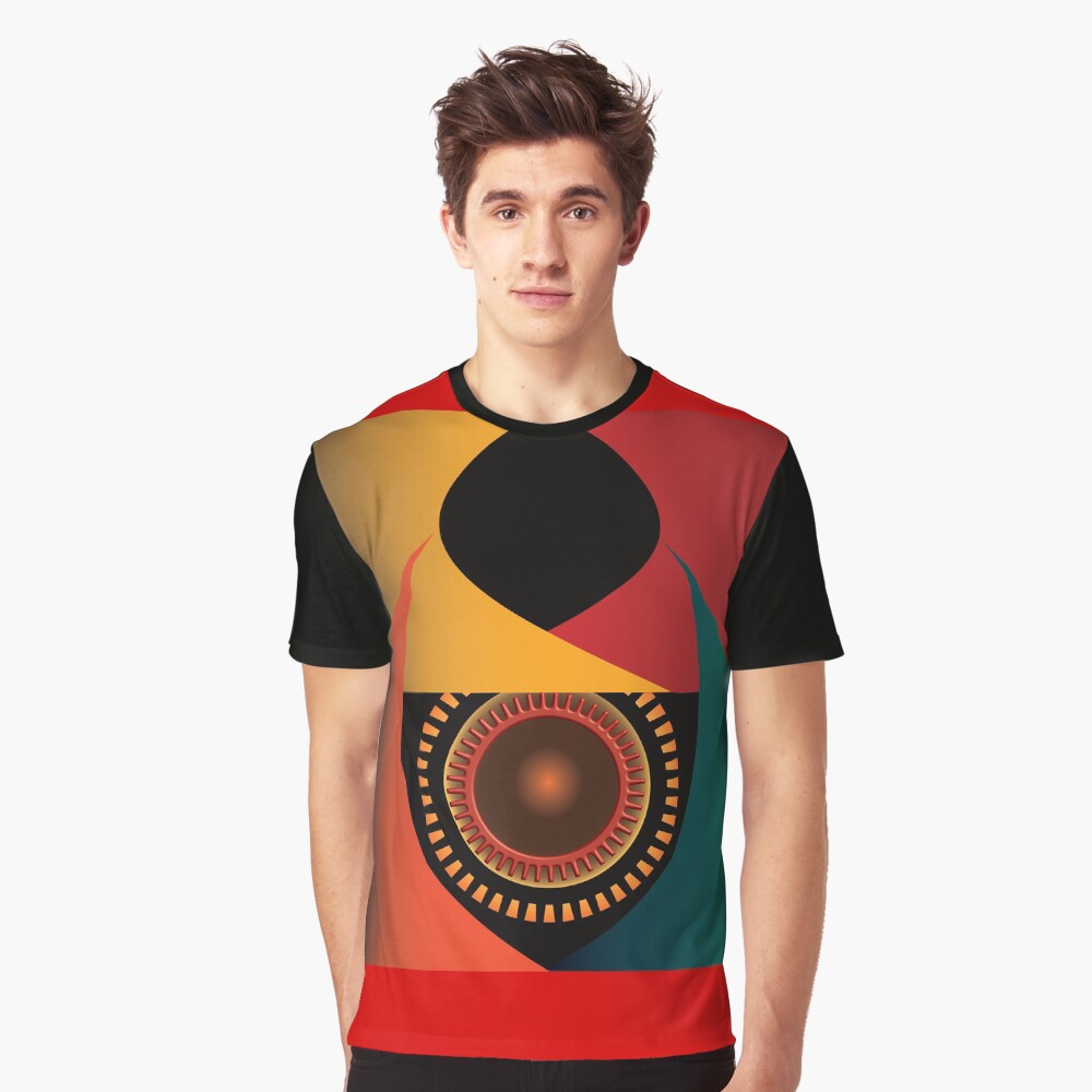 “The Black Ground of the Background " T-shirt for Sale by