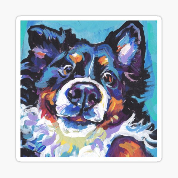 Item preview, Bernese Mountain Dog Bright colorful pop dog art designed and sold by bentnotbroken11.