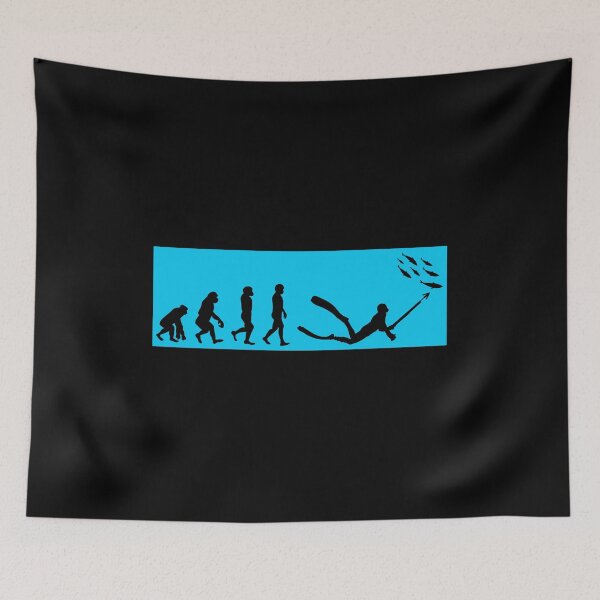 Item preview, Spearfishing Spearfisher Spearfisherman Fishing Evolution designed and sold by TastefulTees.