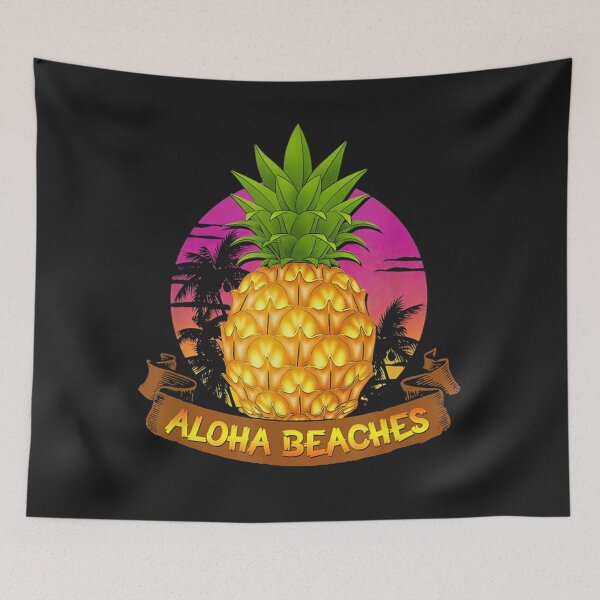 Item preview, Aloha Beaches Hawaii Pineapple designed and sold by chanyang333.