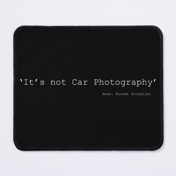 Item preview, 'It's not Car Photography' Anon. Rocket Scientist designed and sold by John Jovic.