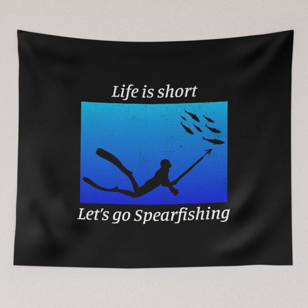 Item preview, Spearfishing Spearfisher Spearfisherman Fishing designed and sold by TastefulTees.