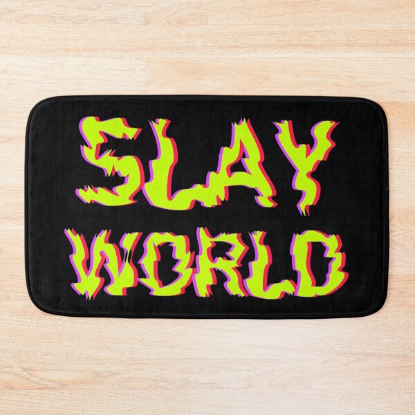 Item preview, Slay World - Glitchy txt designed and sold by Dude 4U.