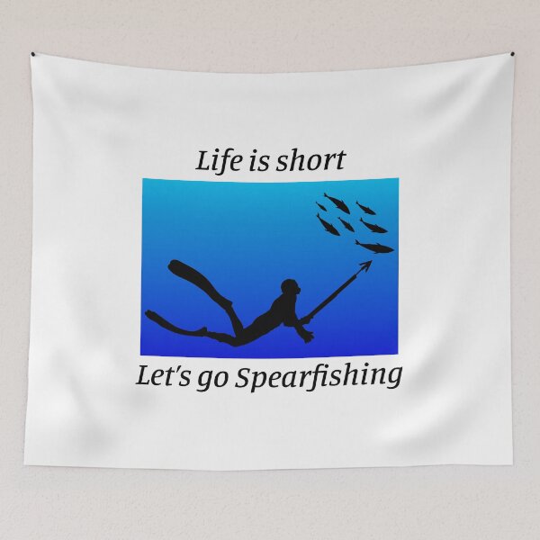 Item preview, Spearfishing Spearfisher Spearfisherman Fishing designed and sold by TastefulTees.