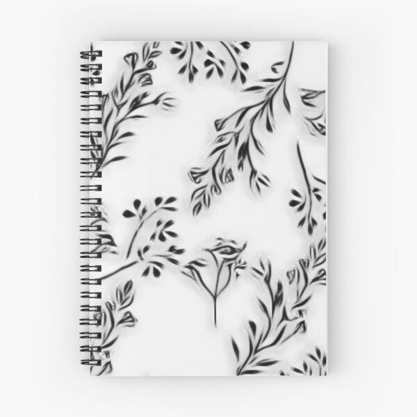 Item preview, flores en blanco y negro designed and sold by RetroPalmTree.
