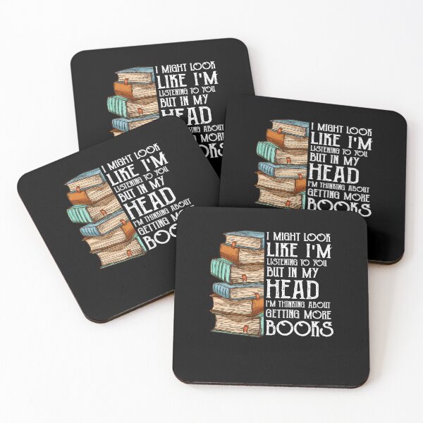 Item preview, I might look like I'm listening to you but in my head I'm thinking about getting more books bookworm funny vintage library designed and sold by beckadamr.
