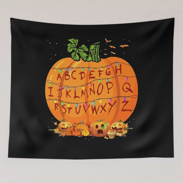 Item preview, Pumpkin alphabet horror spooky witch vintage retro cute designed and sold by beckadamr.