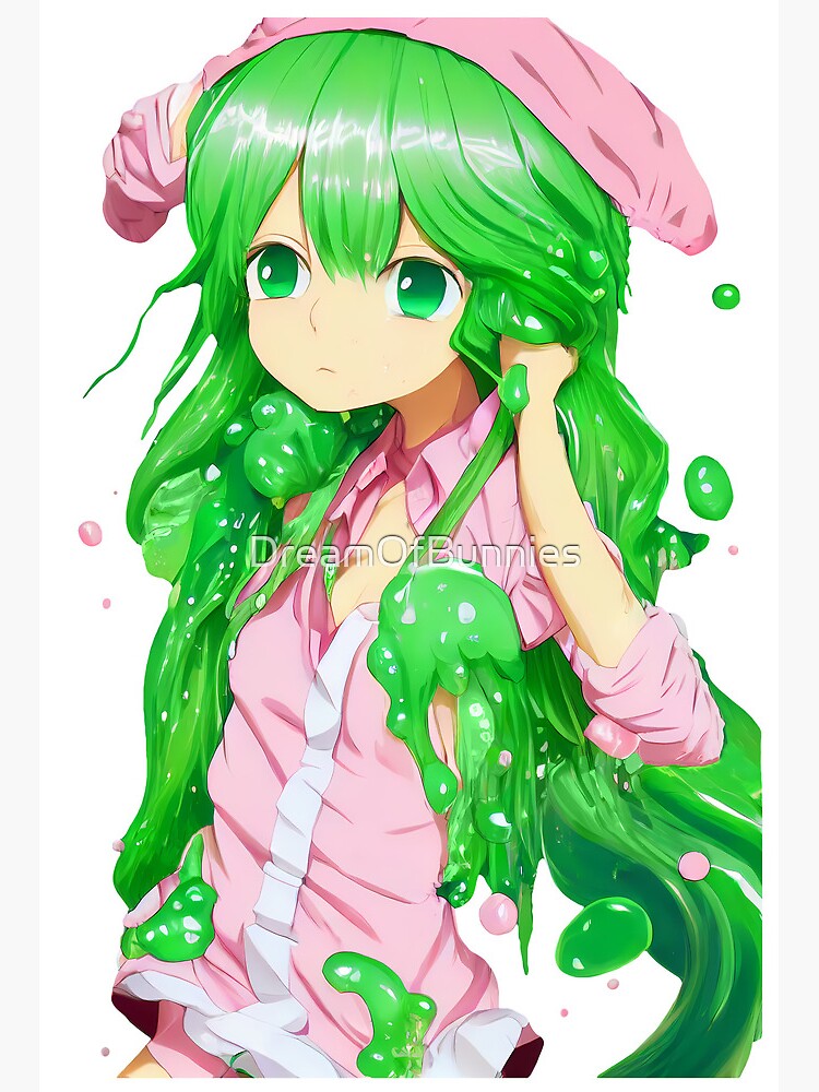 Anime Slime Girl - Nana Art Board Print for Sale by DreamOfBunnies