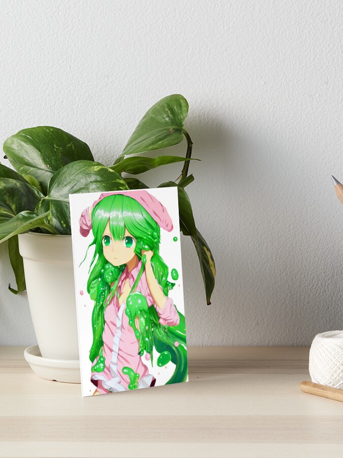 Anime Slime Girl - Nana Art Board Print for Sale by DreamOfBunnies