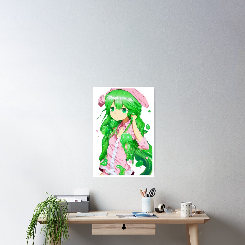 Anime Slime Girl - Nana Art Board Print for Sale by DreamOfBunnies