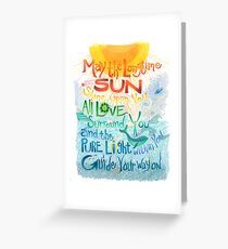 Long Time Sun Greeting Card