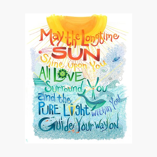 Item preview, Long Time Sun designed and sold by ShabadAtma.