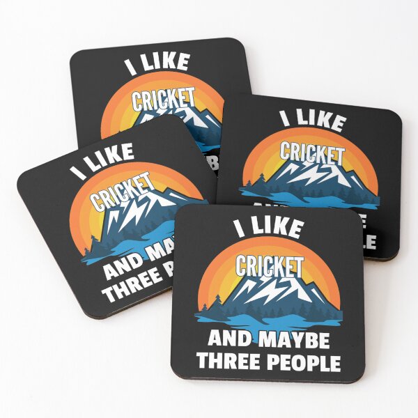 Item preview, I Like Cricket And Maybe Three People Classic T-Shirt designed and sold by caragcric.