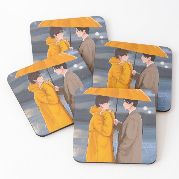 Item preview, Taekook Fanart - Under The Rain designed and sold by viioletbloom.