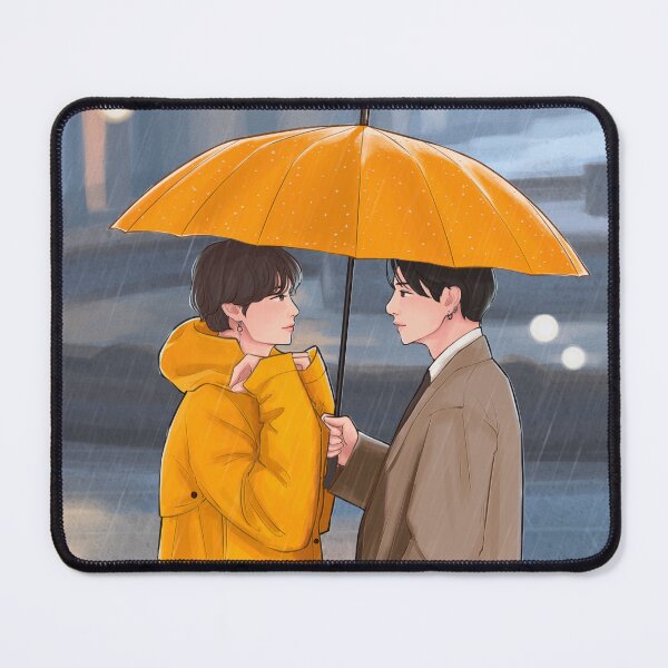 Item preview, Taekook Fanart - Under The Rain designed and sold by viioletbloom.