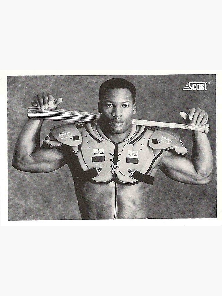 FINDEMO Bo Jackson 40-Yard Dash Baseball Poster Decorative