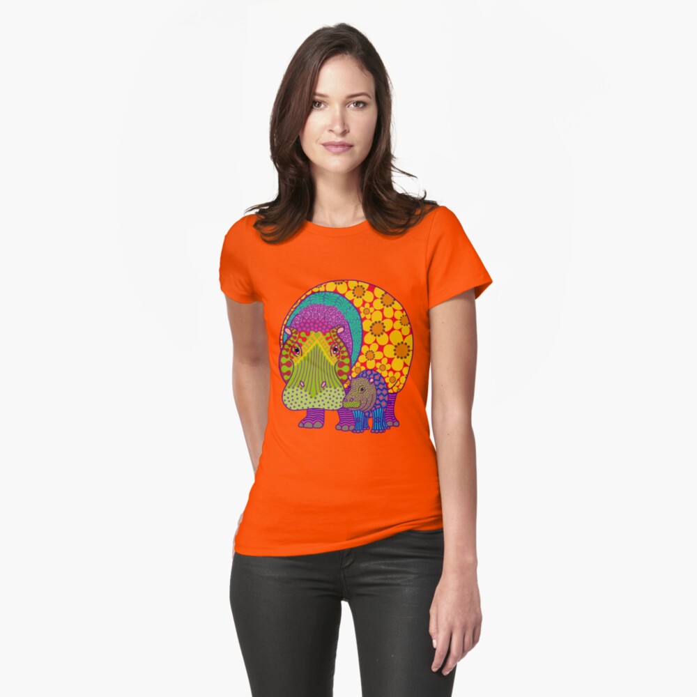 Aperçu de l'œuvre T-shirt moulant créée et vendue par Hippopottermiss.