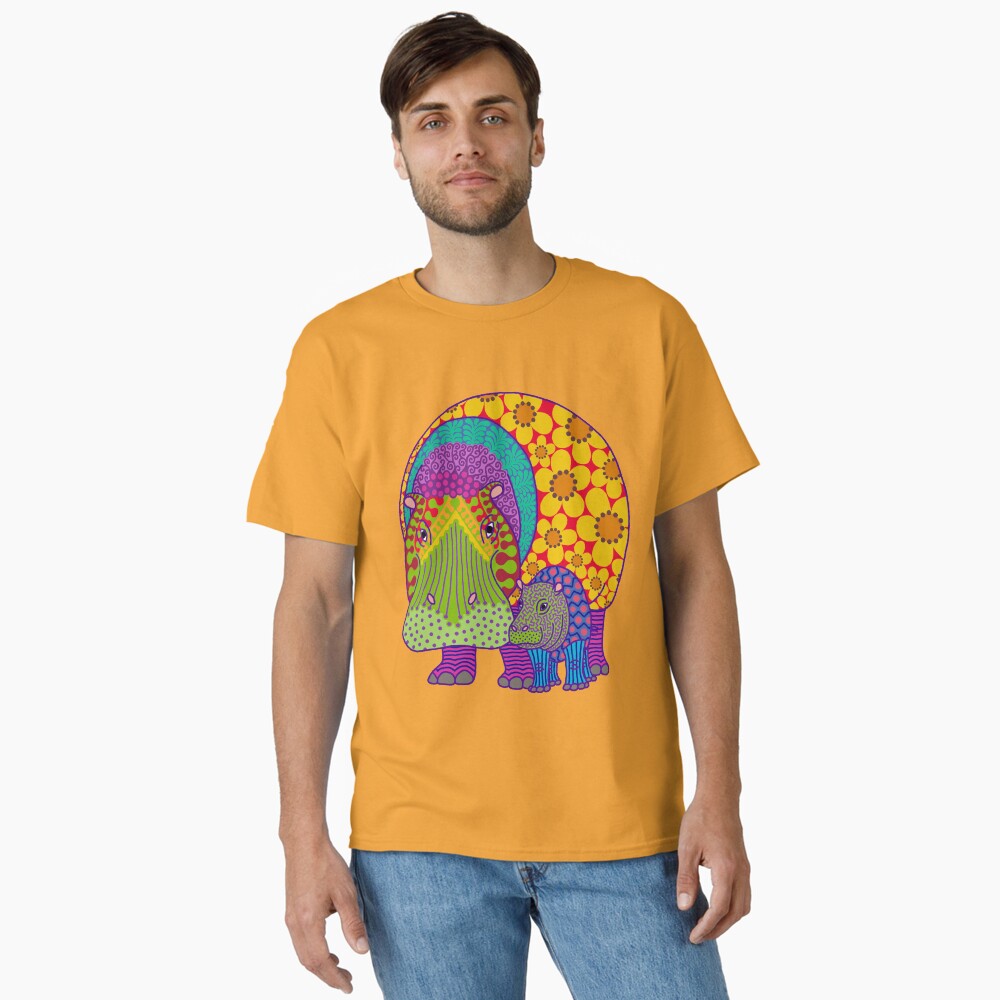 Aperçu de l'œuvre T-shirt classique créée et vendue par Hippopottermiss.
