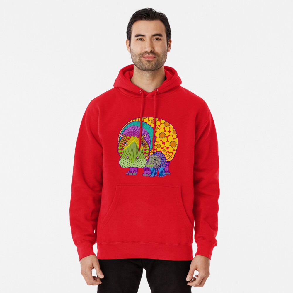 Aperçu de l'œuvre Sweat à capuche épais créée et vendue par Hippopottermiss.