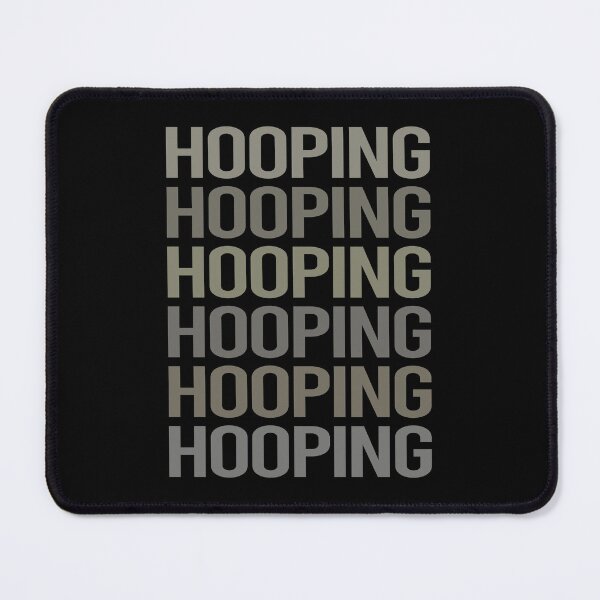 Item preview, Gray Text Art Hooping Hoop Hooper designed and sold by StoreCalamity.