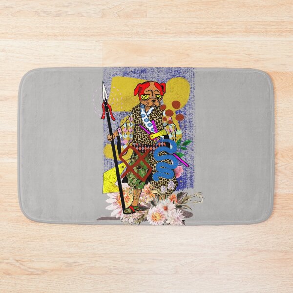 Item preview, Doggie warrior holding spear designed and sold by Brotherconk.