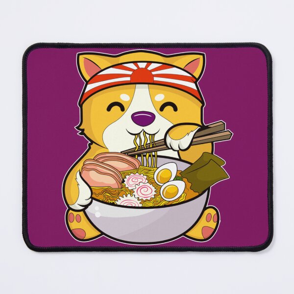 Item preview, Kawaii Gog Ramen Bowl Funny Anime Noodles Puppy designed and sold by AbuVodena.