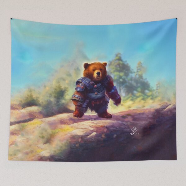 Item preview, Cute Bear warrior  designed and sold by TheProtoArt.