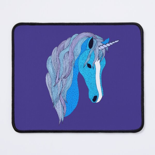Item preview, "Blue Unicorn" designed and sold by Karen  Todman -Aroca Designs-.
