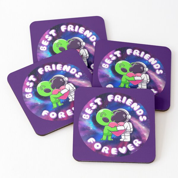 Item preview, Best Friends Forever Alien and Astronaut designed and sold by everything4eva.